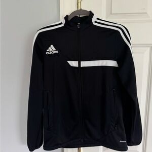 adidas Black and White Full-Zip Jacket